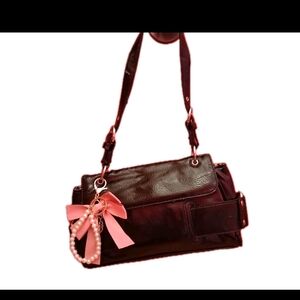 Naturalizer Black Patent Mini Shoulder Bag  • Y2K Style♡ 💞 Keychain includes 🖤